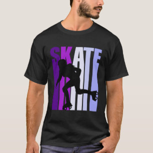 Girls Roller Skating Player Daughter Grandaughter T-Shirt