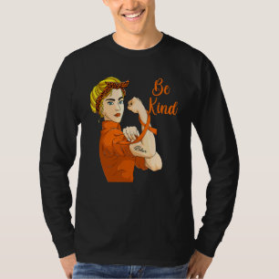 Girls Rosie The Riveter Kindness For Women Be Kin T-Shirt
