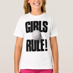 GIRLS RULE! Volleyball T-Shirt