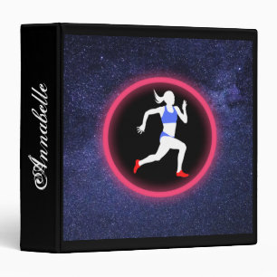 Girls Running Cross Country or Track & Field Binder