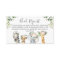 Girls Safari Animals  Book request Card Insert