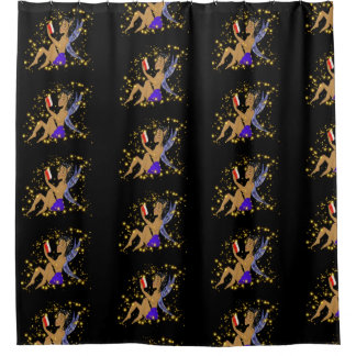 Girls Shower Fairy Shower Curtain