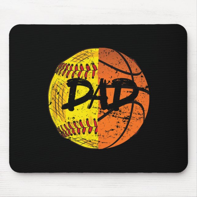 Girls Sketll Softll Funny Dad  Mouse Pad (Front)