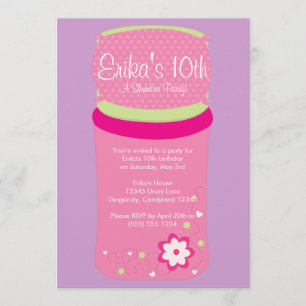 Girls' Slumber Party Invitation