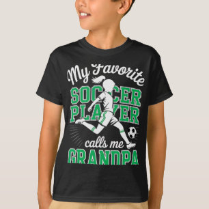 Girls Soccer Favourite Soccer Player Calls Me Gran T-Shirt