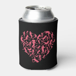 Girls Soccer Heart - Women Players Can Cooler