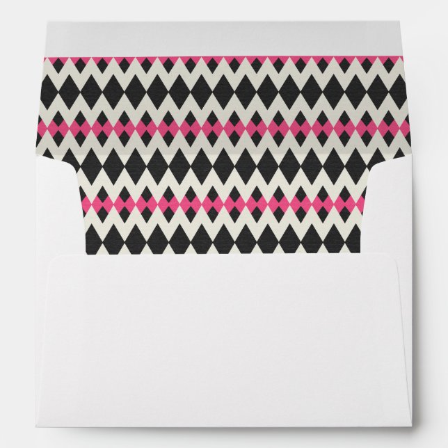 Girl's Soccer Party Custom Birthday Envelope (Back (Bottom))