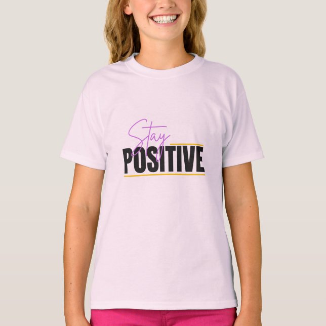 Girls' Soft Cotton Basic T-Shirt (Front)