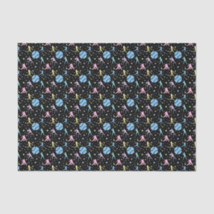 Girls Softball - Women Players with Stars Tissue Paper