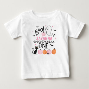 Girls Spookacular One Halloween 1st Birthday Shirt