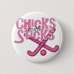 Girls Sports 2 Inch Round Button