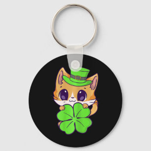 Girls St Patricks Day Happy St Catricks Day Shamro Keychain