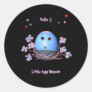 Girl's Sticker (change words)