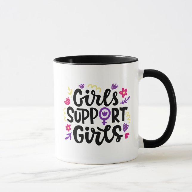 Girls Support Girls Mug (Right)