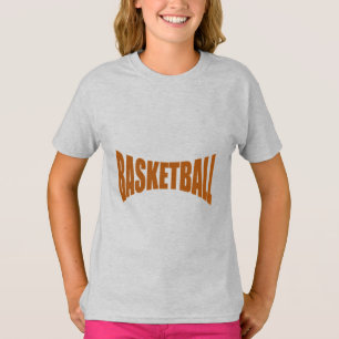 Girls   T-Shirt  ash  DESIGN  BASKETBALL