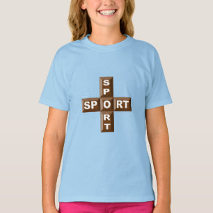 Girls T-Shirt blue CHOCOLAT SPORT