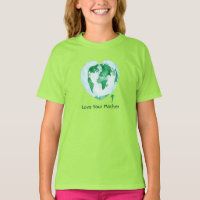 Girls T-Shirt Love Your Mother Earth