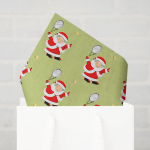 Girls Tennis Christmas Holiday Tissue Paper