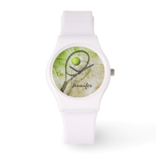 Girl's tennis personalized  watch