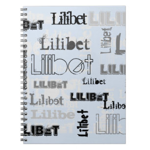 Girls Trendy Named Dusty Blue Gifts Accessories Notebook