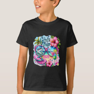 Girls Trip 2025 Summer Trip Vacation Tropical Crui T-Shirt