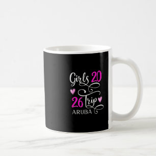Girls Trip 2026 Aruby Vacation Beach Cruise Group Coffee Mug