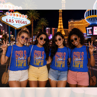 Girls Trip 2026 Personalized Travel Design Tri-Blend Shirt