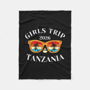 Girls Trip 2026 Tanzania Spring Break 2026 Cruise Fleece Blanket