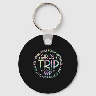Girls Trip 2026 Womens Weekend Vacation Matching B Keychain