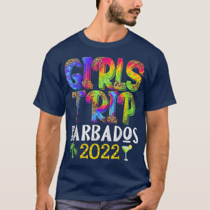 Girl's Trip Barbados 2022 Bachelorette Party Tie D T-Shirt