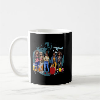 Girls Trip Black Women Queen Melanin African Ameri Coffee Mug