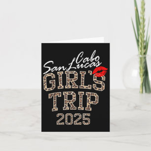 Girls Trip Cabo San Lucas 2025 Womens Weekend Birt Card
