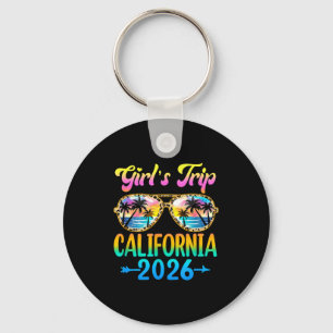 Girl's Trip California 2026 Summer Vacation Sungle Keychain
