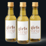 Girls Trip Cheaper than Therapy  Wine Label<br><div class="desc">A girls trip IS cheaper than therapy!! These wine labels are perfect for customizing your girls getaway!</div>