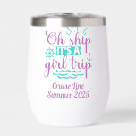 Girls Trip Cruise Vacation Ship<br><div class="desc">This design may be personalized in the area provided by changing the photo and/or text. Or it can be customized by clicking Personalize this Template and then choosing the click to customize further option and delete or change the colour of the background, add text, change the text colour or style,...</div>
