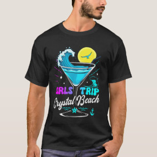 Girls Trip Crystal Beach 2026 Birthday Squad Weeke T-Shirt