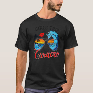 Girls Trip Curacao 2022 For Womens Weekend Birthda T-Shirt