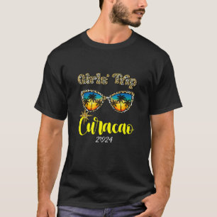 Girls Trip Curacao 2024 Beach Womens Weekend Birth T-Shirt