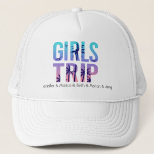 Girl's Trip Customizable Colours and Text Trucker Hat