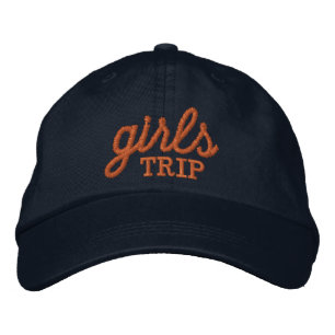 Girls Trip Girls Weekend Vacation Embroidered Hat