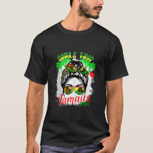 Girls Trip Jamaica 2024 Beach Womens Vacation Birt T-Shirt