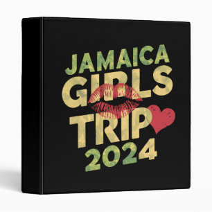 Girls Trip Jamaica 2024 Weekend Summer Vacation Binder
