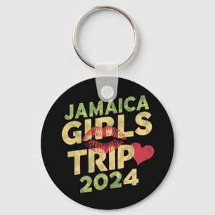 Girls Trip Jamaica 2024 Weekend Summer Vacation  Keychain