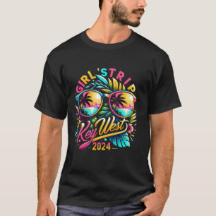 Girls Trip Key West 2024 Beach Womens Weekend Birt T-Shirt
