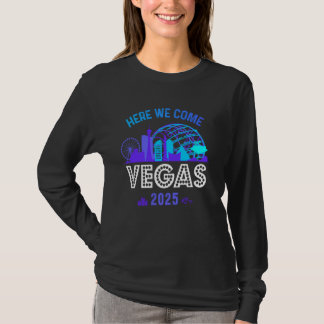 Girls Trip Las Vegas 2025 Birthday Squad Family He T-Shirt