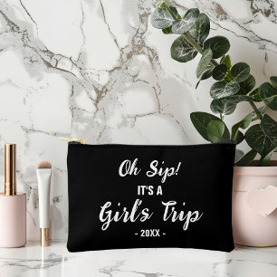 Girls Trip Makeup Weekend Summer Vacation Cosmetic Accessory Pouch