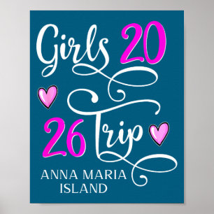 Girls Trip Maria Island Vacation Group Poster