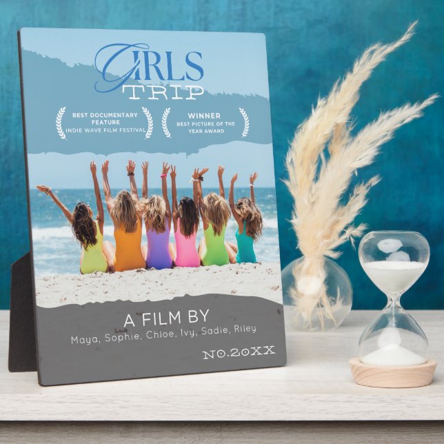 "Girls Trip" Movie Poster Award Plaque (Side)