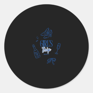 Girls Trip Namibia Weekend Vacation Classic Round Sticker