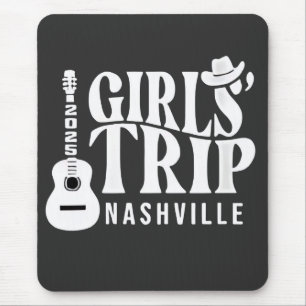 Girls Trip Nashville 2025 Vacation Summer  Mouse Pad